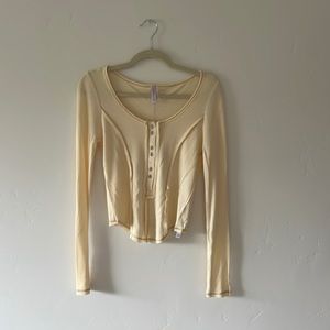 UO Tan Casual Long Sleeve